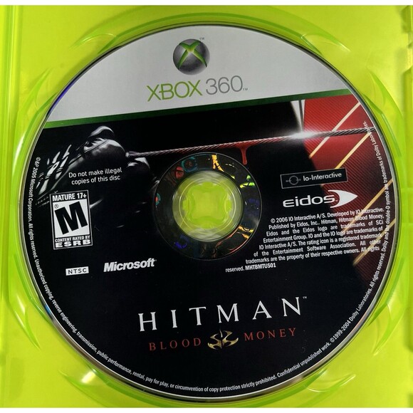 Hitman: Blood Money 2006 Microsoft Xbox 360 Complete with Manual Tested - Picture 5 of 8